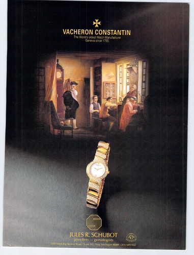 Vtg print 1989 vacheron - 1989,