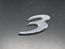 MAZDA 3 LOGO SIGLA EMBLEMA FREGIO STEMMA SCRITTA BADGE TARGA NOME TARGHETTA NOME