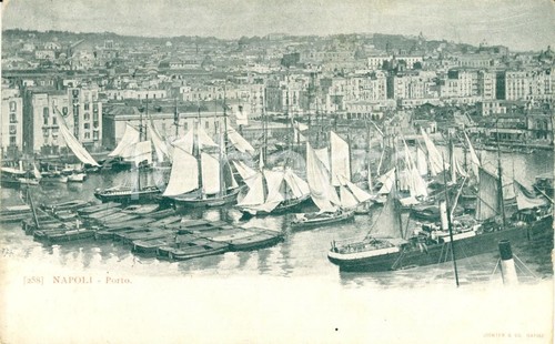 1900 napoli veduta cittã - 1900,