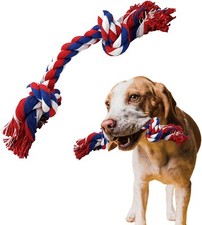 Corda a doppio nodo per cani giocattolo masticabile allenamento morso salute