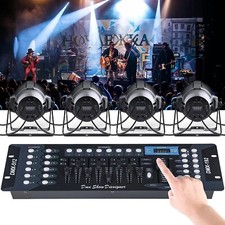 DMX 512 Luci Controllo Mixer Controller Luci Disco Effetto Console DJ DISCO 192