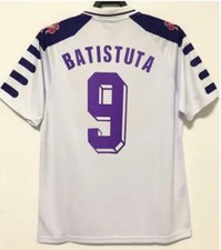 *ACF Fiorentina 1998/99 Calcio Batistuta#9 Maglia Away Retro 10# Maglia Vintage