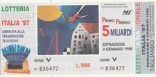 BIGLIETTO - LOTTERIA