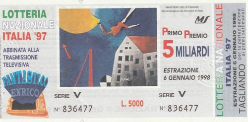 Biglietto lotteria - biglietto,