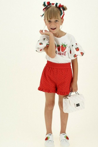 Pantaloncini monnalisa cotone - pantaloncini,