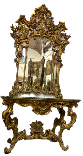 Stupenda antica console con - antica,