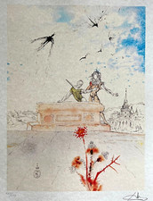 Salvador Dali Litografia COA originale firmata op numerata a matita [Dalì_].