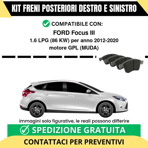 Pastiglie freno posteriori - pastiglie,
