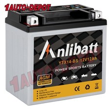 YTX14-BS Motorcycle Battery