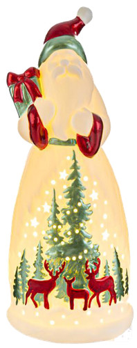 Babbo natale porcellana - , con