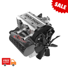 Motore Nitro Modello 7cc SOHC In Line Doppio Cilindro 4 Tempi Con Kit Raffreddato ad Aria