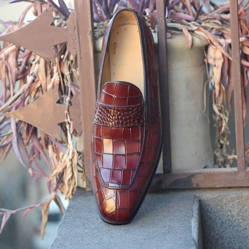 Scarpe uomo mocassino pelle
