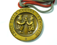 MEDAGLIA NOMINALE CUCINA CREMONESE CUOCO RISTORANTE GASTRONOMIA  CREMONA