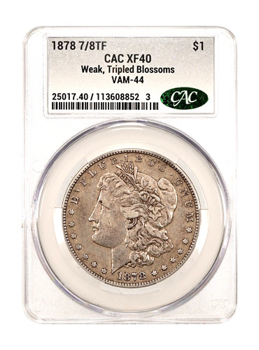 1878 8tf vam tripled - 1878, 7/8tf