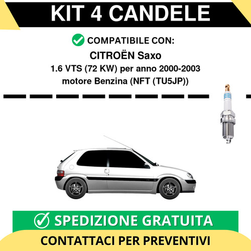 Kit candele per citroën - per,