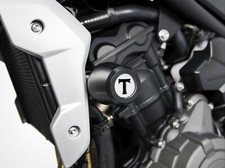 KIT TAMPONI PARATELAIO TRIUMPH TRIDENT 660 PROTEZIONI MOTORE PARAMOTORE UB