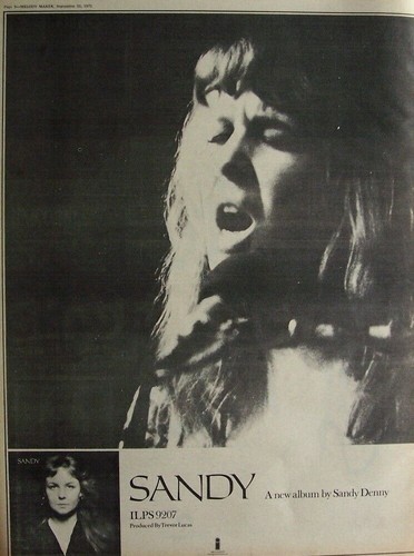Sandy denny 1972 poster - sandy,