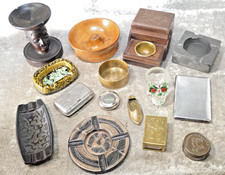 Vintage collectable ashtrays - vintage,