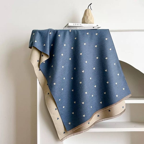 Sciarpa scialle donna blu