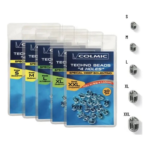 Perline pesca fori oval - perline, 4
