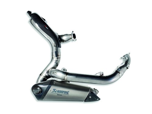 Scarico completo akrapovic per - completo,