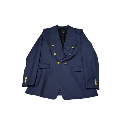 Blazer doppiopetto lana blu
