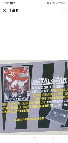 Metal gear solid - metal, ps1
