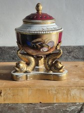 Derby Early RARA pentola porcellana inglese Regency bruciatore pourri o pastiglia