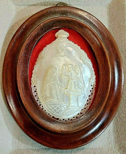 Antica placca madreperla - placca,