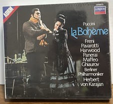 Puccini: La Boheme- Karajan Pavarotti Berlin Philharmonic 2 CDs Set New & Sealed