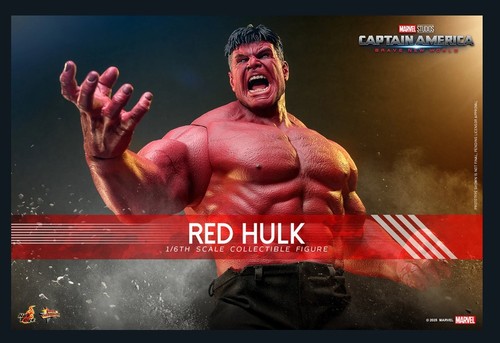 Hot toys modellino - hulk, rosso