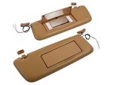 Kit alette parasole dattero con illuminazione luce per Mercedes R107 380SL 560SL