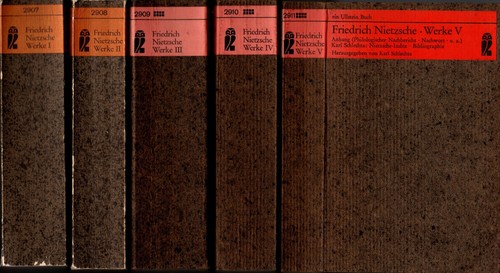 Friedrich nietzsche werke 5 - nietzsche,