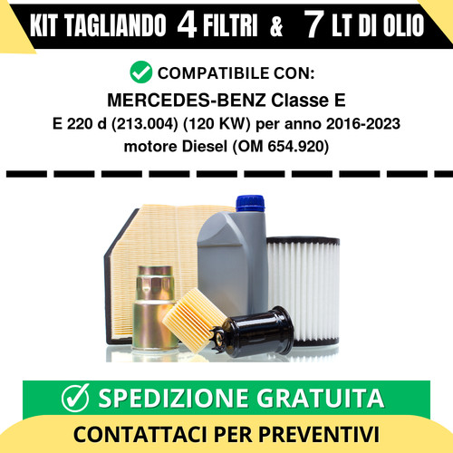Tagliando per mercedes benz - tagliando,