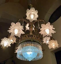 grande lampadario liberty con