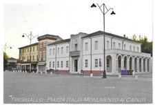 FERRARA (1611) - TRESIGALLO Piazza Italia, Monumento ai Caduti - FG/Non Vg