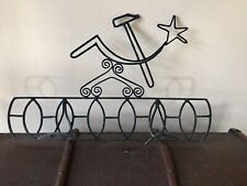 1950 Appendiabiti Ferro Battuto Partito Comunista Italiano Falce Martello Grucce