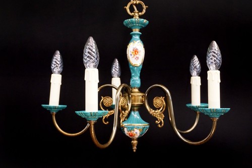 Lampadario ottone - lampadario, in