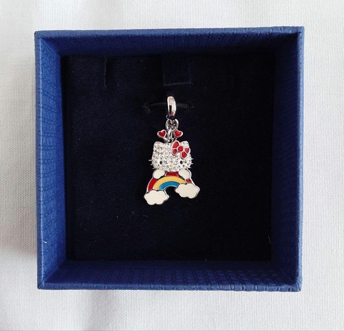 Ciondolo swarovski hello kitty - ciondolo,