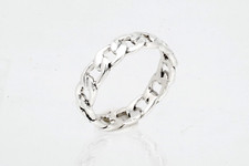 Anello A Catena In Argento