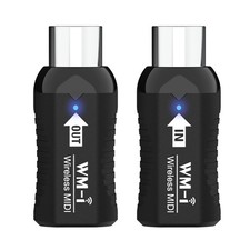 Sistema Chitarra Midi Ricaricabile Ricevitore Audio Trasmettitore Adattatore Midi4706