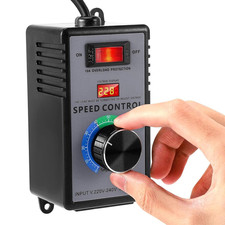 Regolatore Di Velocità 220V,4000W 10A Regolatore Di Tensione Temperatura Motore 