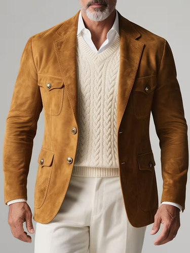 Blazer cappotto uomo vera