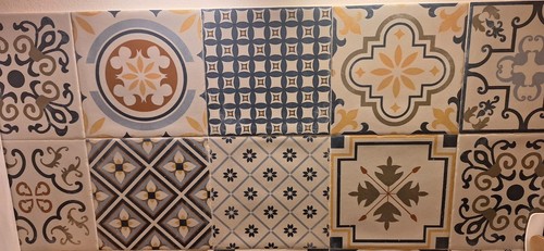 Piastrelle maiolica sole 20x20 - piastrelle,