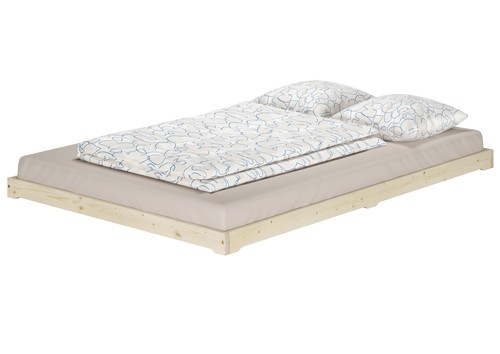 Letto basso legno non - , trattato