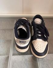 Nike Dunk Low Bianco Blu Navy  (senza scatola originale), EU 40