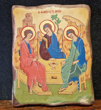 RUSSIAN ICON "HOLY TRINITY OF