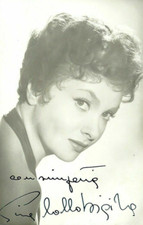 GINA LOLLOBRIGIDA autografo