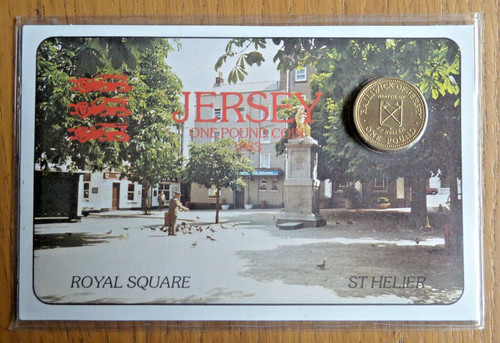 Jersey 1983 moneta da - jersey, £1