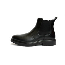 IGI&CO SCARPE UOMO STIVALETTI CON ELASTICI BEATLES 8600200 NERO IN VERA PELLE